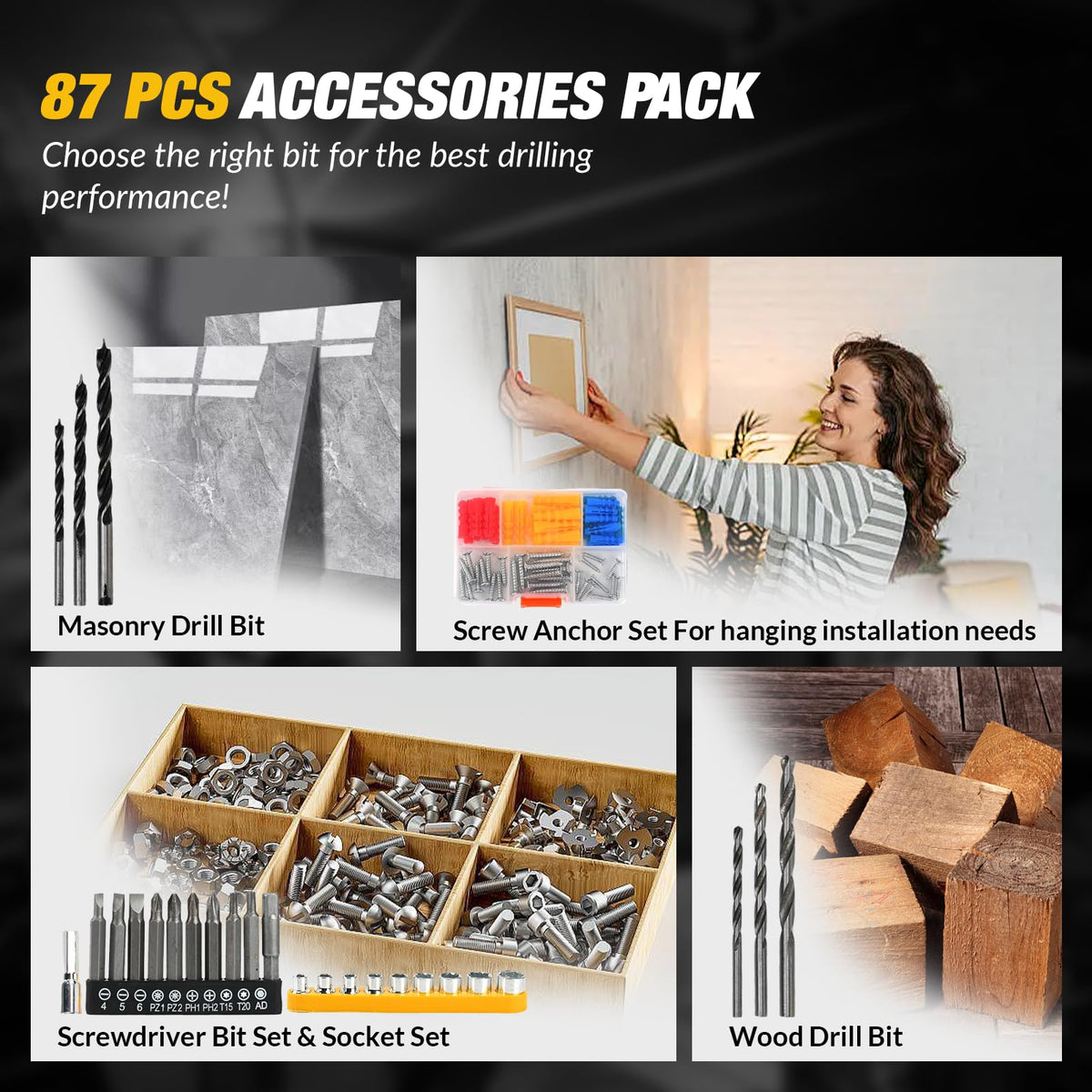 Uiuqekel compact-accessory-kit provides ready-to-use tools for everyday jobs