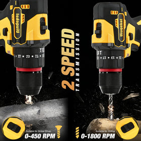 Uiuqekel two-speed-transmission enables versatile drilling and driving control