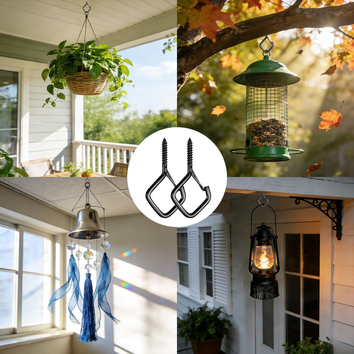 Uiyicil holiday decor hook suitable for outdoor seasonal lighting