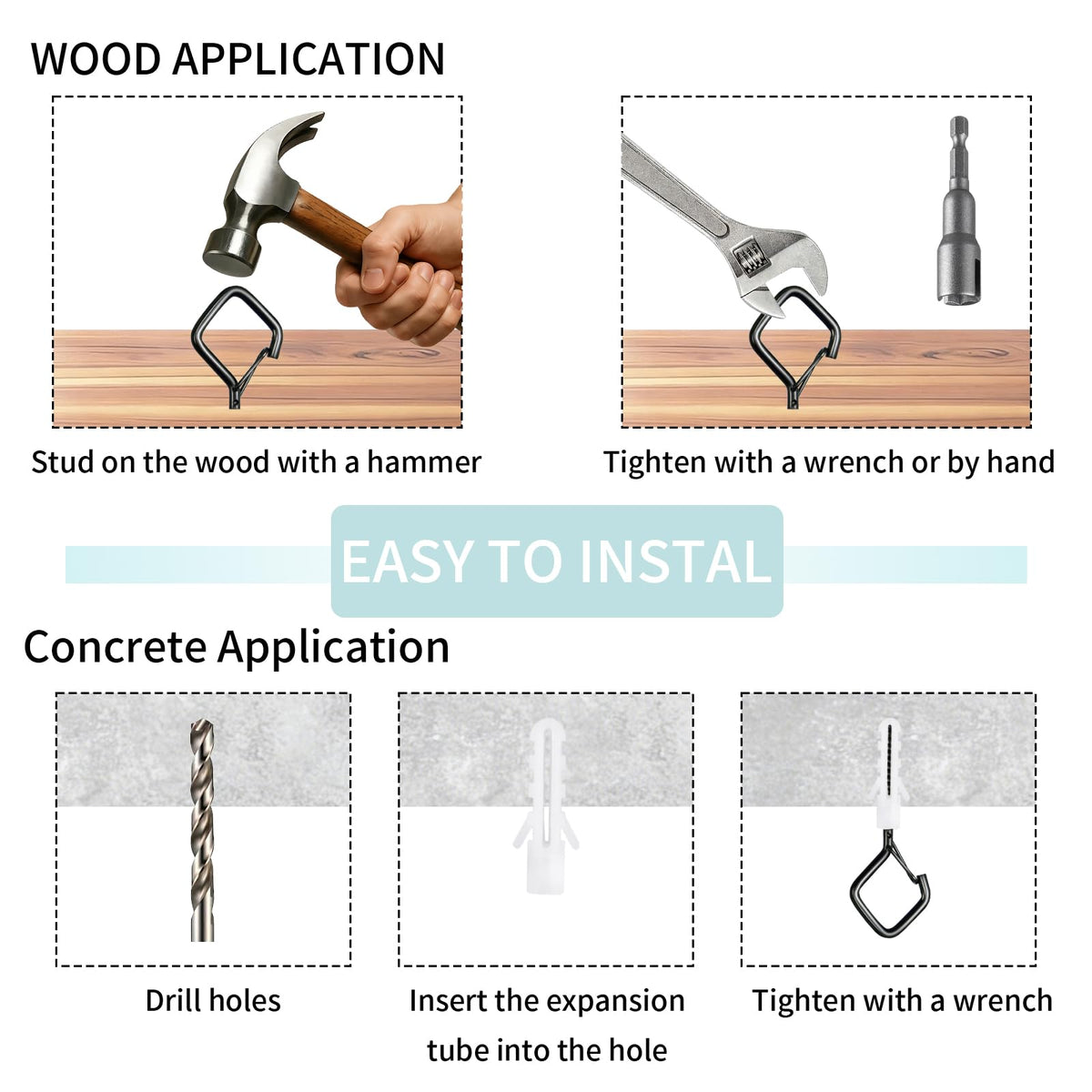 Uiyicil rust resistant coating hook built for indoor and outdoor use