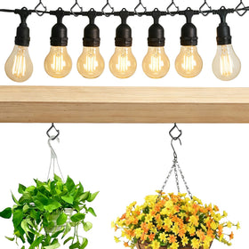 Uiyicil windproof eye hook with safety lock for outdoor decor use