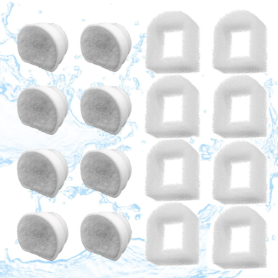 Ukulork carbon filters for pet fountains reduce odors and improve water quality