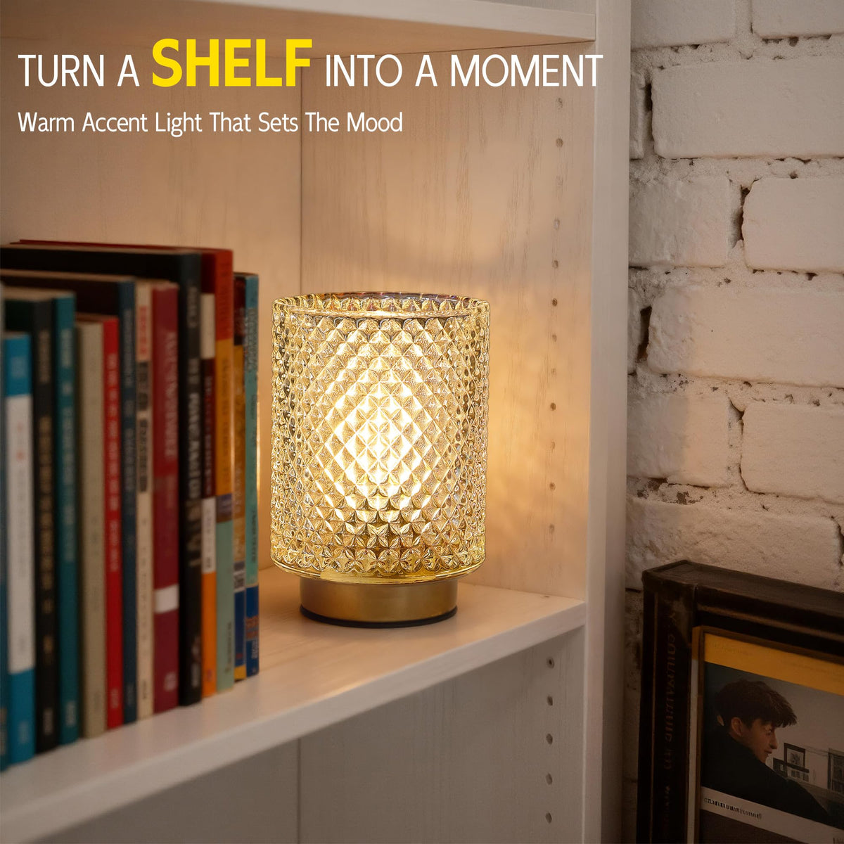 ULAROOM compact lamp fits desks, dorms, and counters for subtle decor.