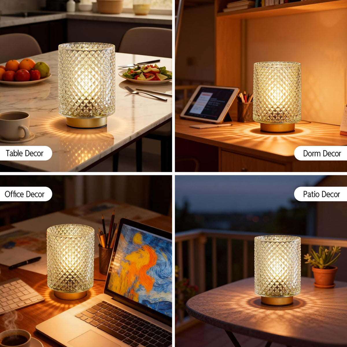 ULAROOM easy-on/off base switch supports flexible placement in dry indoor spaces.