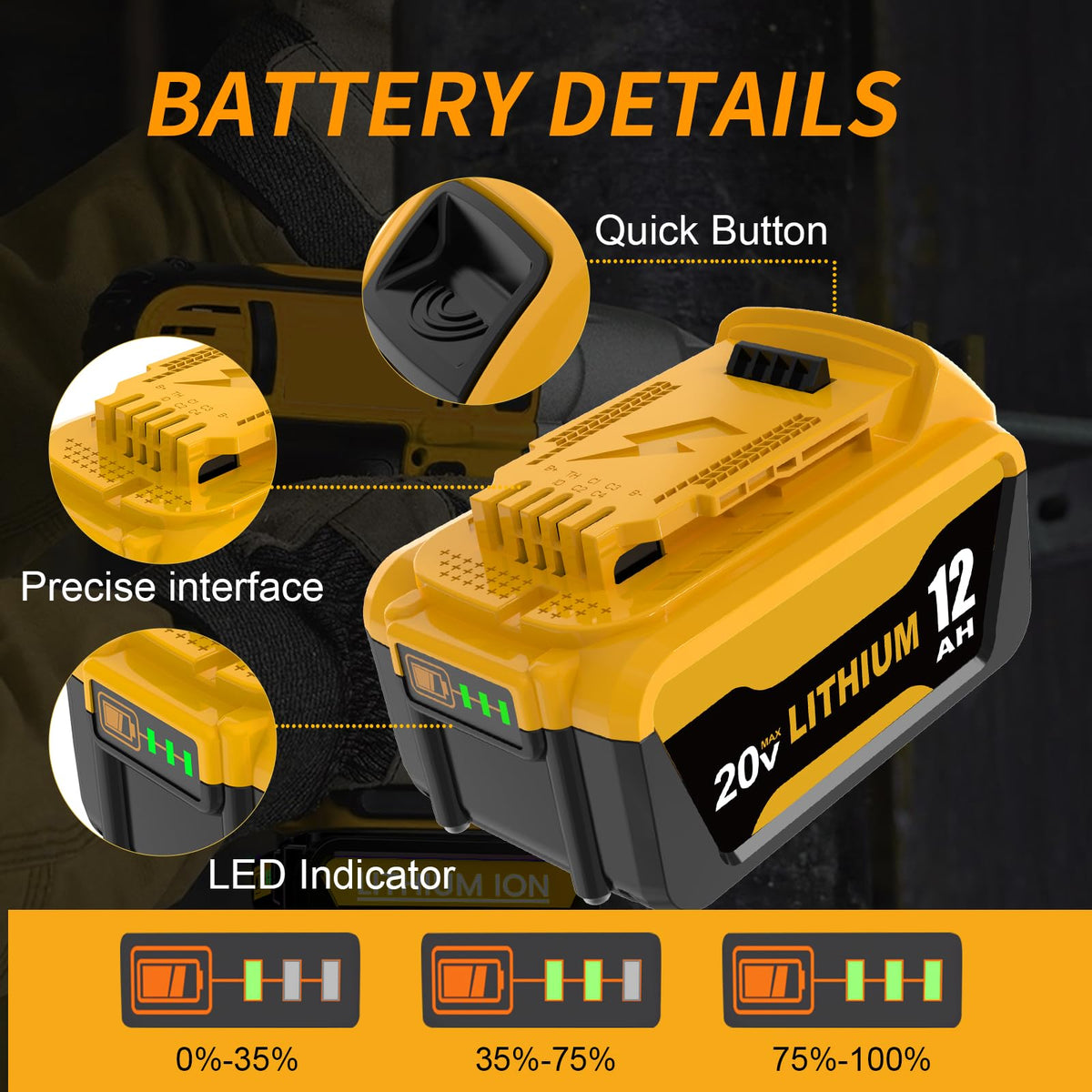 ULATI 12Ah battery demonstrates durability and long-lasting performance.