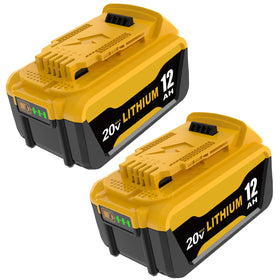 ULATI Dewalt 20V Max 12Ah replacement battery extends runtime for heavy tools.