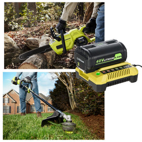 ULDERTRA Ryobi 40V battery overmold protection helps withstand rough handling.