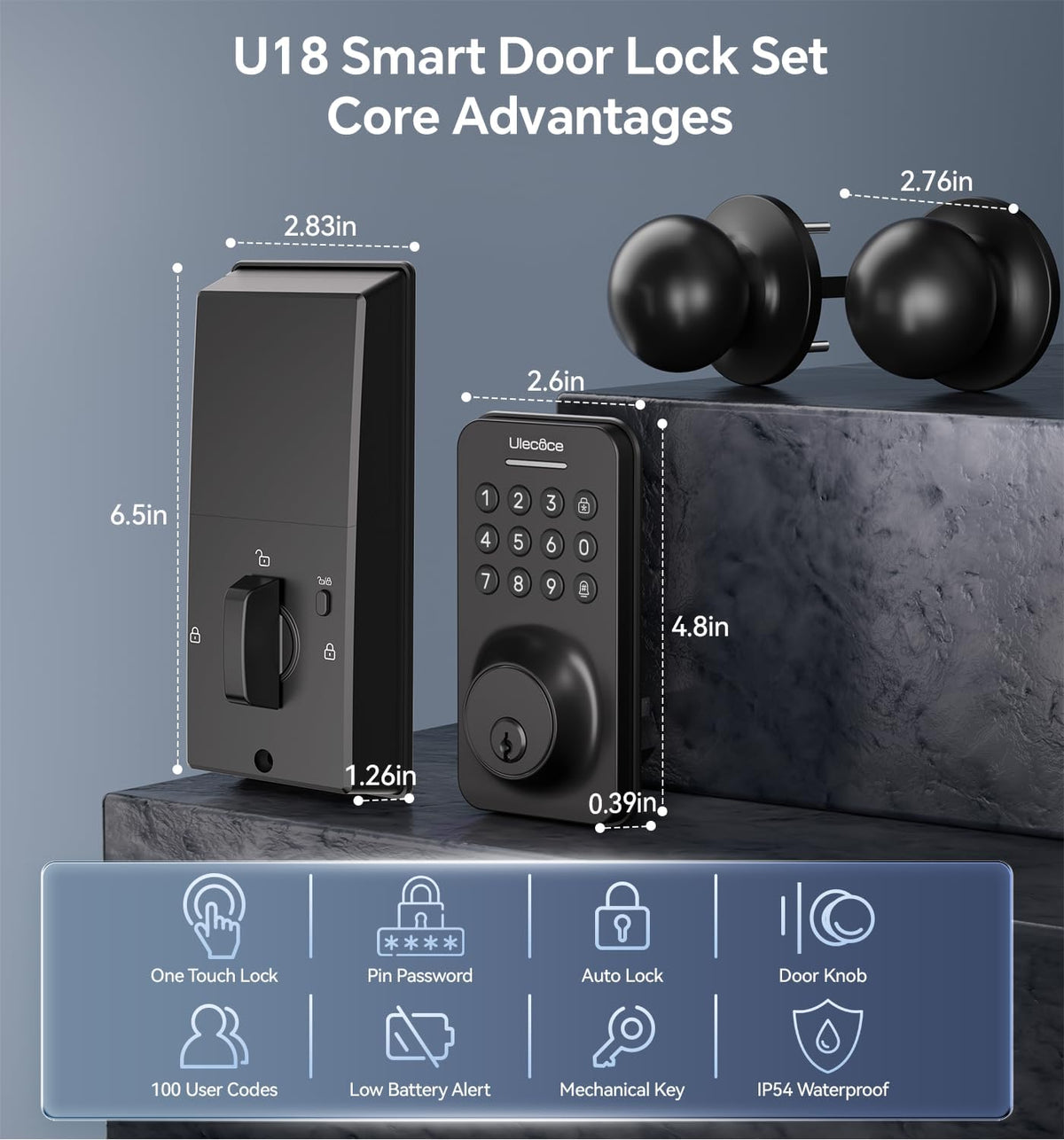 Ulecoce 3-year warranty and 24 7 bilingual support