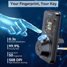 Ulecoce auto-locking function on front door for automatic security after closing.