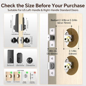 Ulecoce 4-in-1 keyless entry supports codes, app, keypad, and keys
