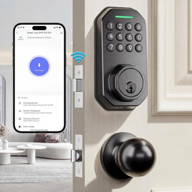 Ulecoce keyless entry lock front door with WiFi control for smart homes