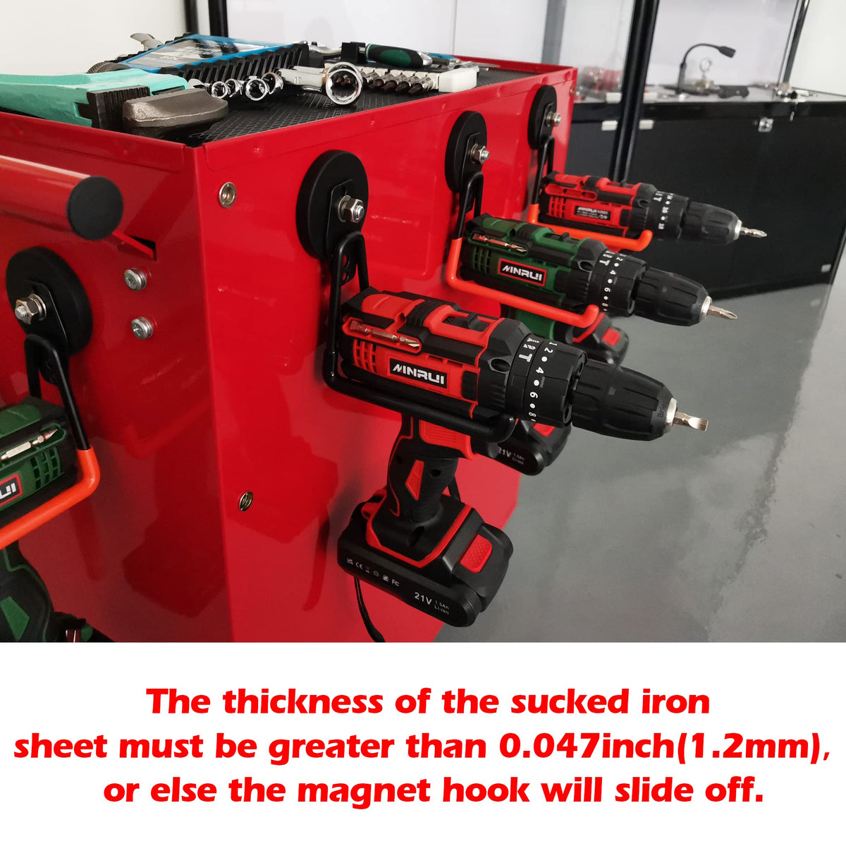 ULIBERMAGNET easy installation without drilling on metal surfaces