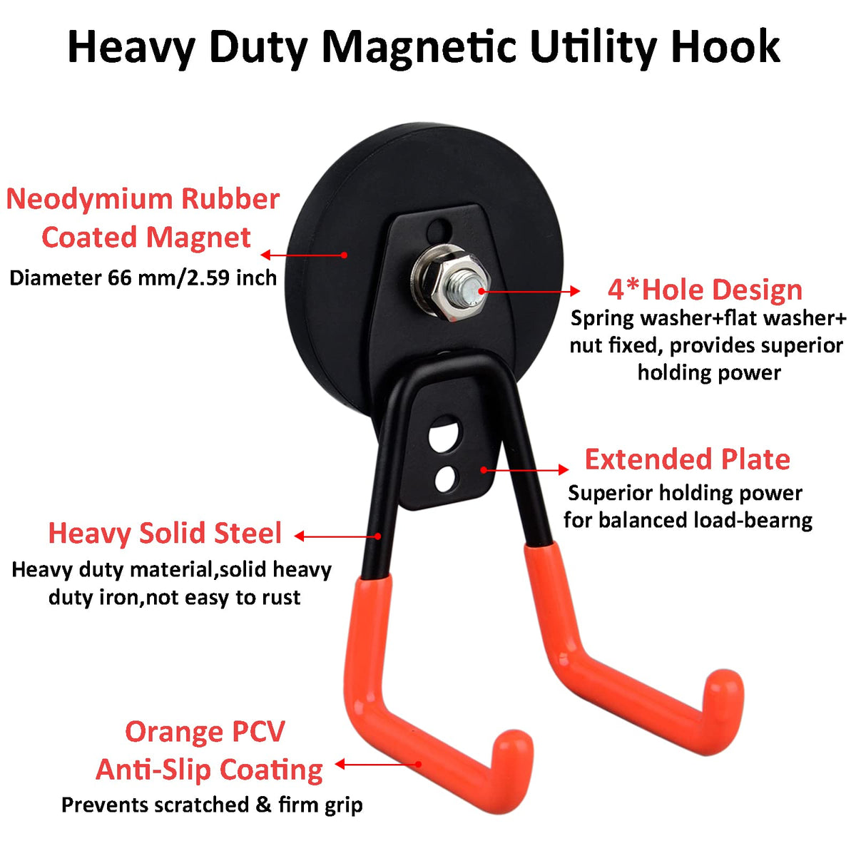 ULIBERMAGNET easy installation on metal surfaces without damage or screws.