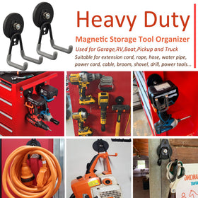ULIBERMAGNET garage/workspace hook demonstrating organization of tools