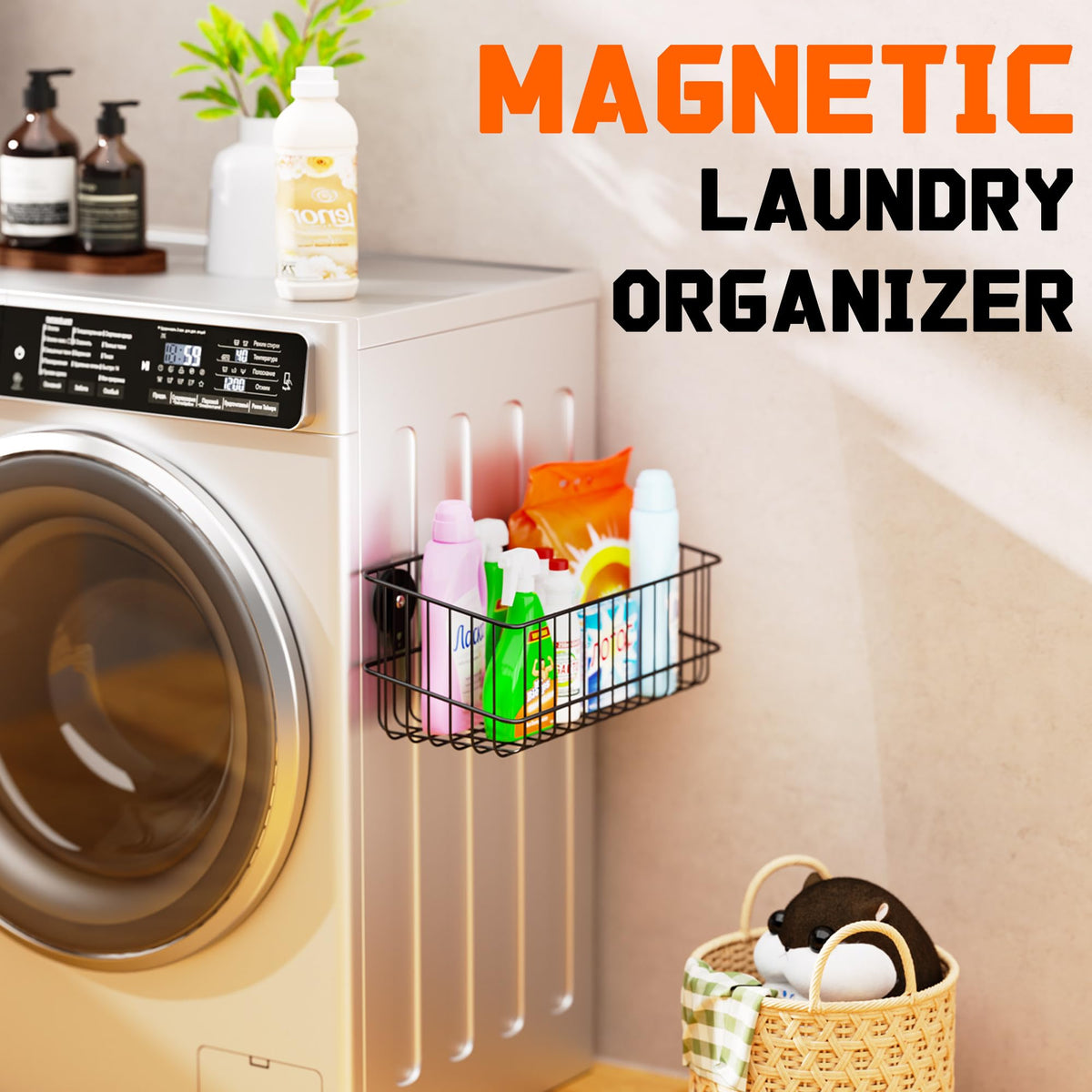 ULIBERMAGNET garden shed organization with magnetic bins.