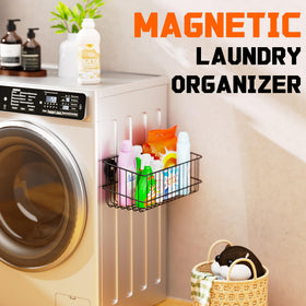 ULIBERMAGNET garden shed organization with magnetic bins.