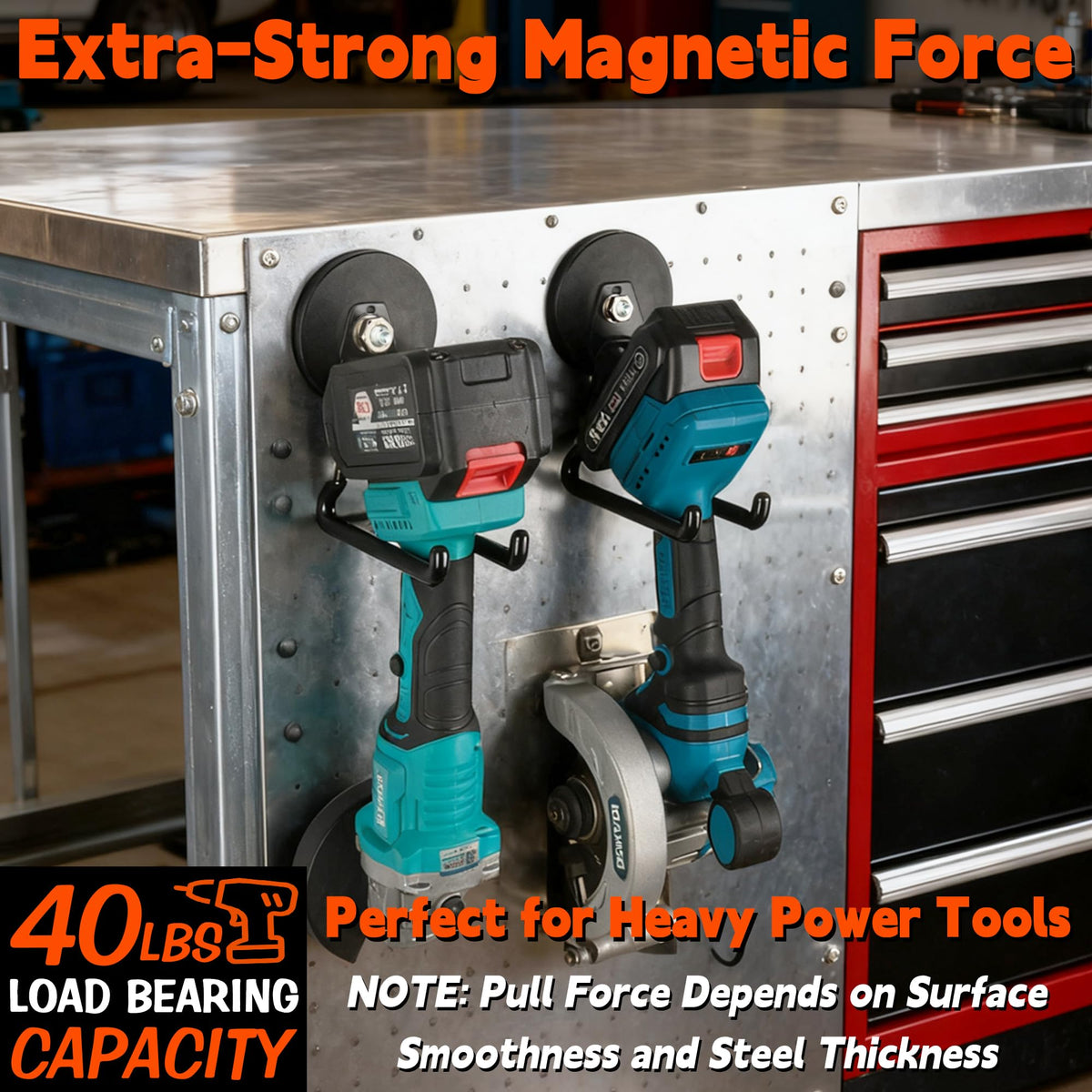 ULIBERMAGNET Giant Hooks easy installation—no tools required