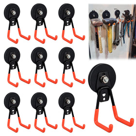 ULIBERMAGNET heavy duty magnetic garage hook in packaging, ideal for organization.