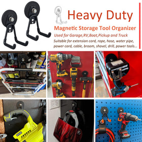 ULIBERMAGNET hook with rubber coating protects surfaces from scratches during use