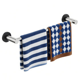 ULIBERMAGNET heavy-duty magnetic towel bar in extended length holds towels securely