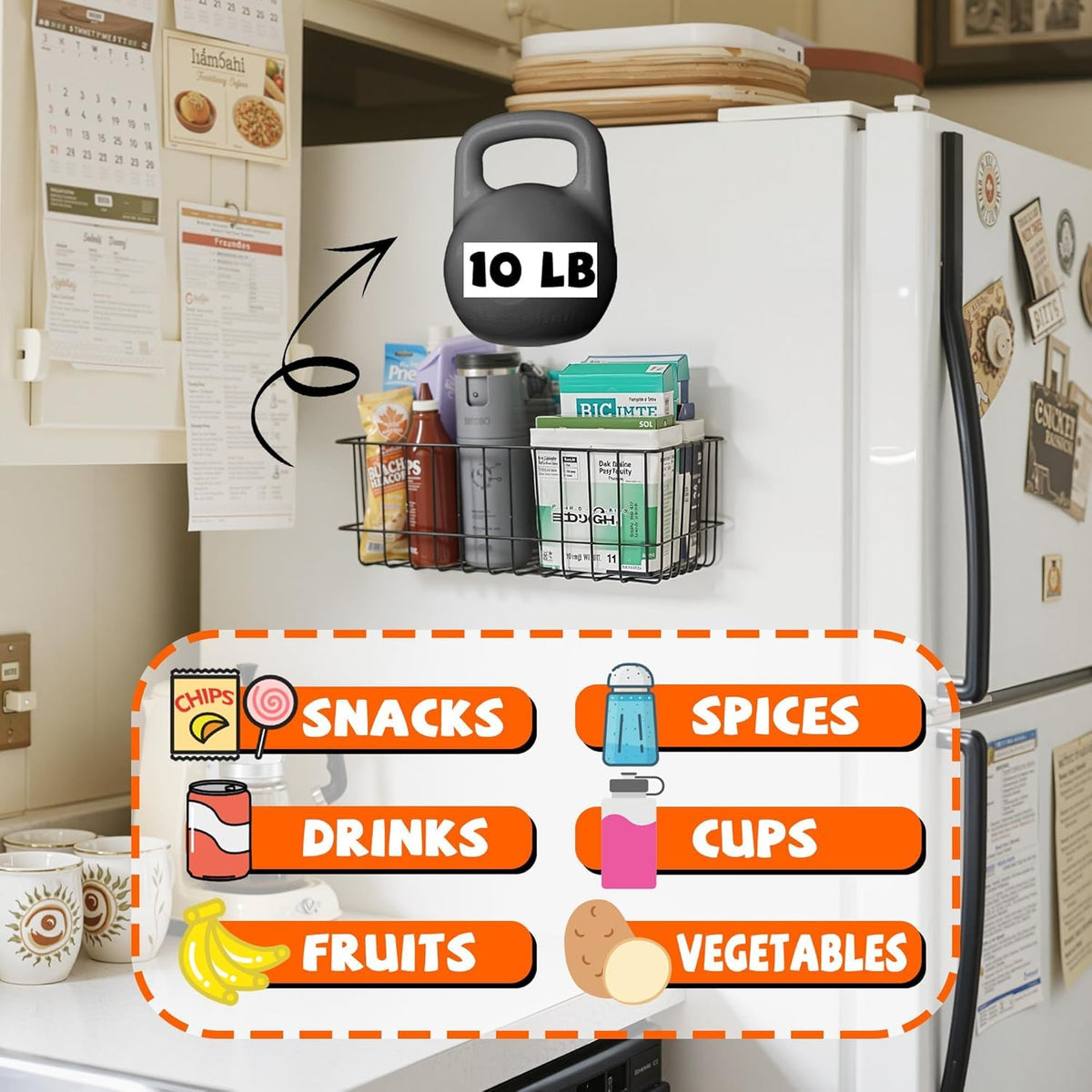 ULIBERMAGNET laundry basket near washer storing supplies.