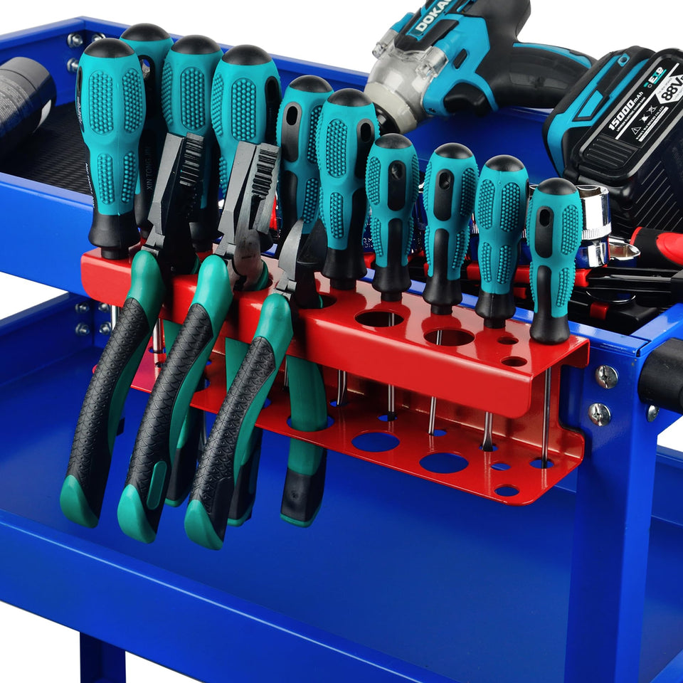 ULIBERMAGNET magnetic screwdriver holder mounted on wall for garage organization