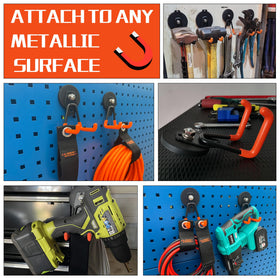 ULIBERMAGNET rubber-coated magnet hook protects surfaces from scratches.