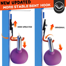 ULIBERMAGNET rubber-coated hook protects surfaces from scratches.