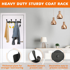 ULIBERMAGNET sleek black rack mounted on fridge blends with decor and saves space.