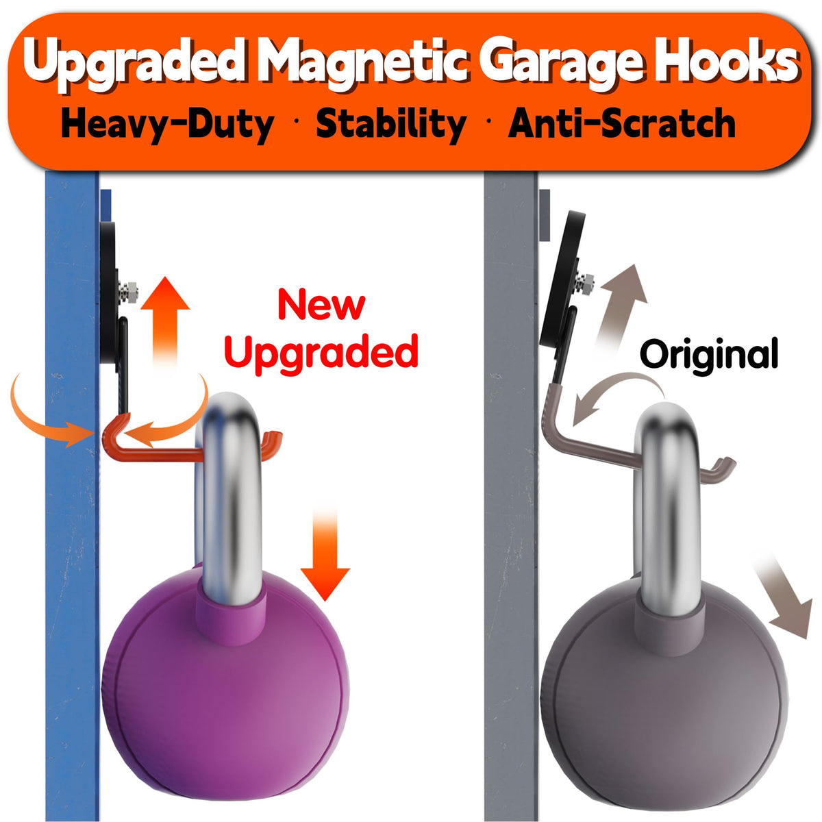 ULIBERMAGNET rubber coating detail shows enhanced grip and surface protection.