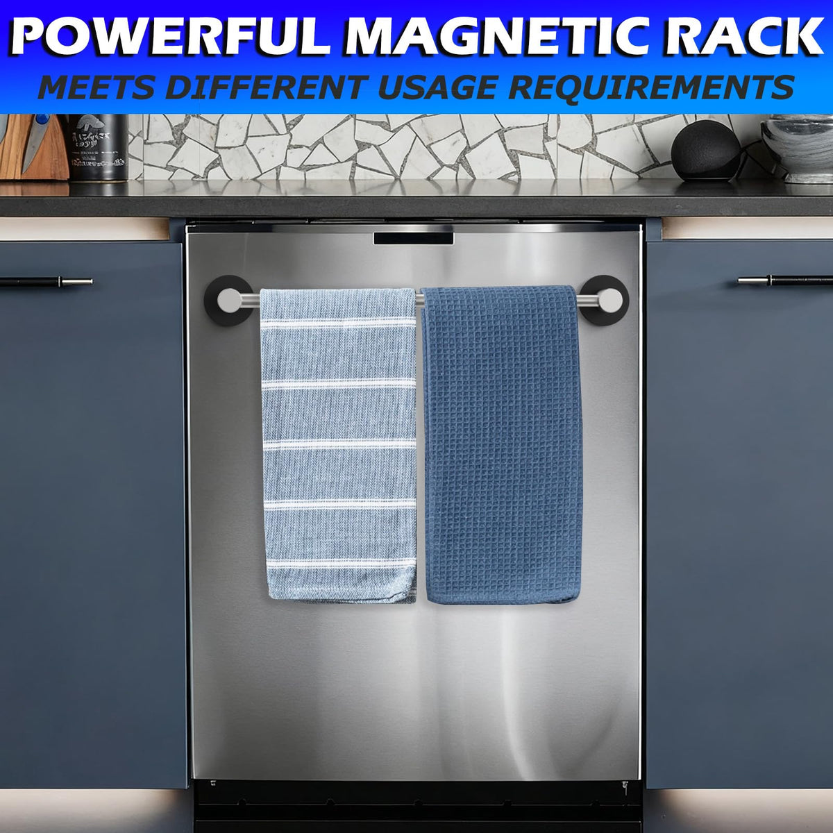 ULIBERMAGNET stainless steel towel holder suitable for multiple rooms