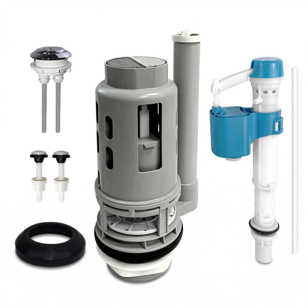 Ulinlo Pouly 3-Inch dual flush valve assembly shown for compatible toilets
