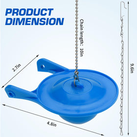 Ullnosoo water-saving flapper supports efficient flushes with less waste.