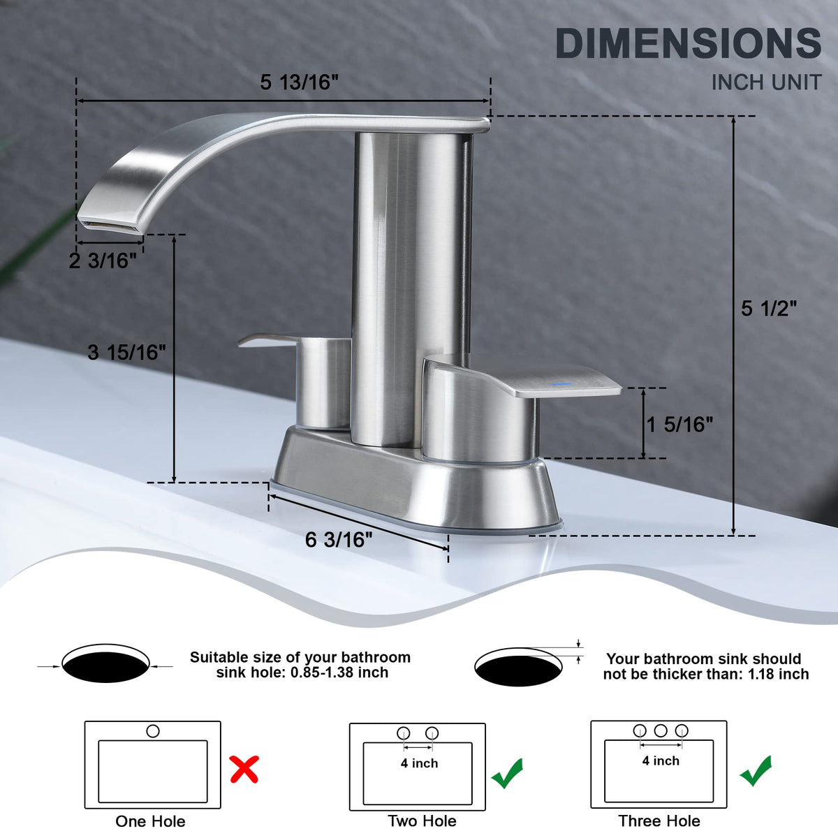 Ultimate Unicorn deck mount plate enables a clean, seamless installation.