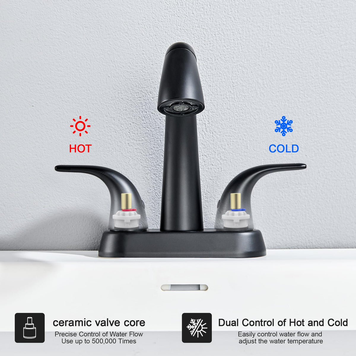 Ultimate Unicorn matte black finish with optional brushed nickel and brushed gold alternatives.