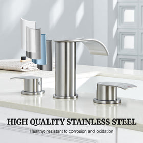 Metal pop-up drain stopper included with Ultimate Unicorn faucet.