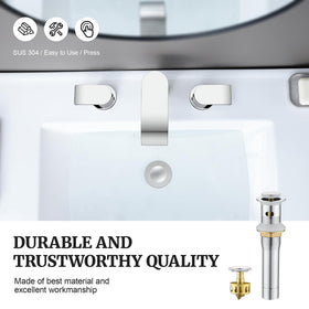 Ultimate Unicorn polished chrome finish resists corrosion in bathroom use.
