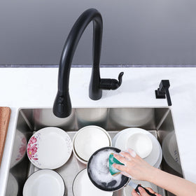 Ultimate Unicorn built-in-style dispenser complements modern kitchen decor.
