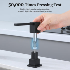 Ultimate Unicorn hand soap pumping action ideal for frequent handwashing at sink.