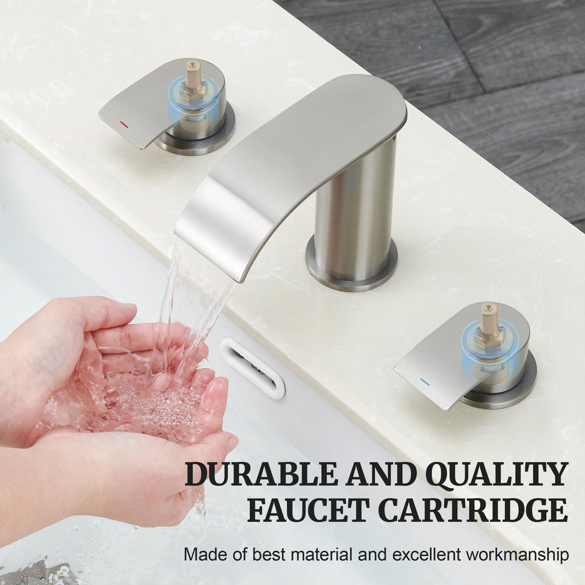 Two supply hoses included with Ultimate Unicorn faucet kit.