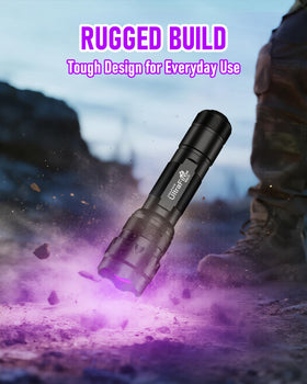 ULTRAFIRE UV Flashlight supports curing UV glue and document checks
