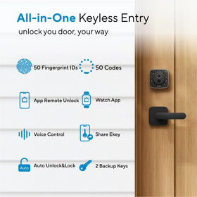 ULTRALOQ Bolt app control panel for remote door management