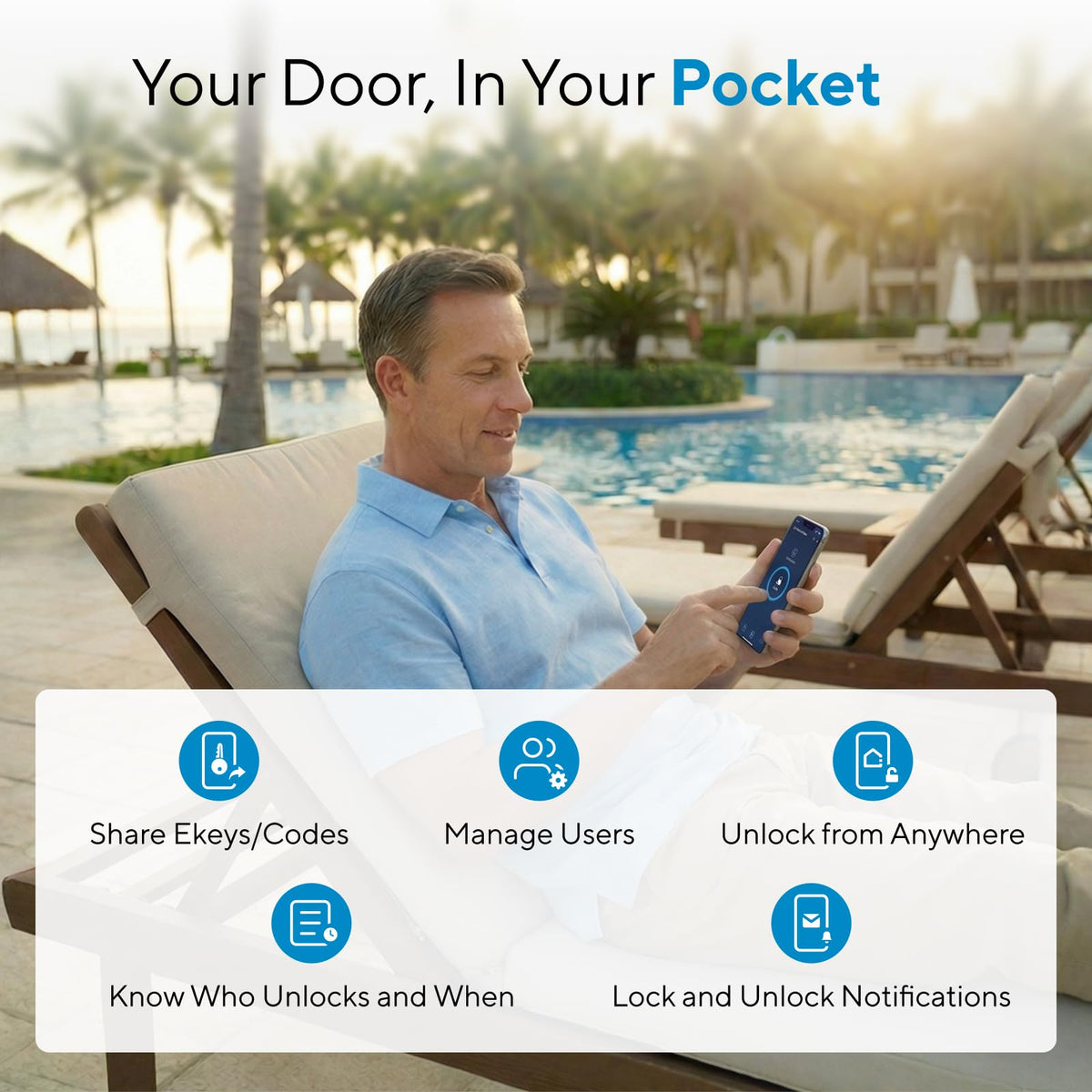 ULTRALOQ Bolt Apple Home integration in use with iPhone
