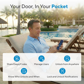 ULTRALOQ Bolt Apple Home integration in use with iPhone