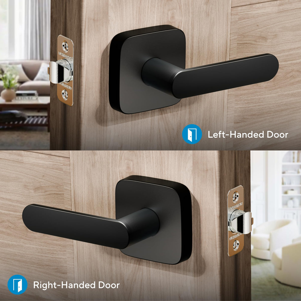 Door thickness range 35–44mm compatible with many doors