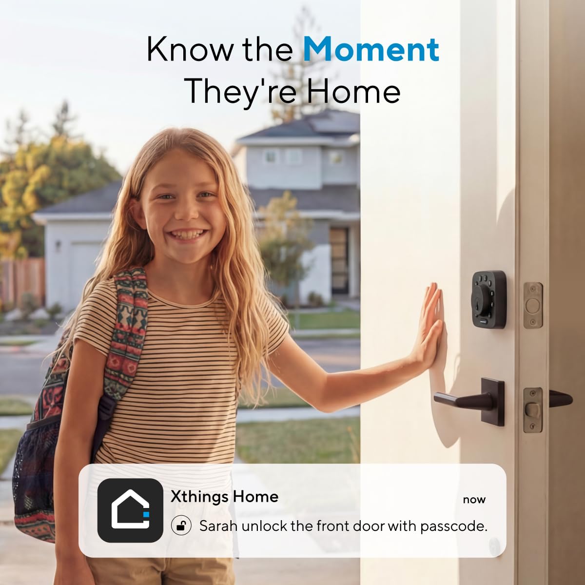 ULTRALOQ U-Bolt eKey sharing allows guest access without keys.