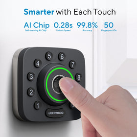 ULTRALOQ U-Bolt Pro fingerprint ID for secure keyless access