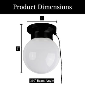 Ultralux fixture illuminates closet, pantry, and utility spaces effectively.