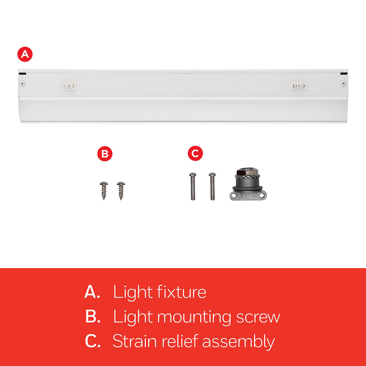 UltraPro 18in under-cabinet light 4000K cool white delivers bright, accurate color for prep tasks