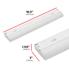 UltraPro 18in under-cabinet light 5000K daylight reveals true colors on counters